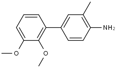 2',3'-Dimethoxy-3-methyl[1,1'-biphenyl]-4-amine Structure