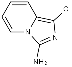 Imidazo[1,5-a]pyridin-3-amine, 1-chloro- Structure