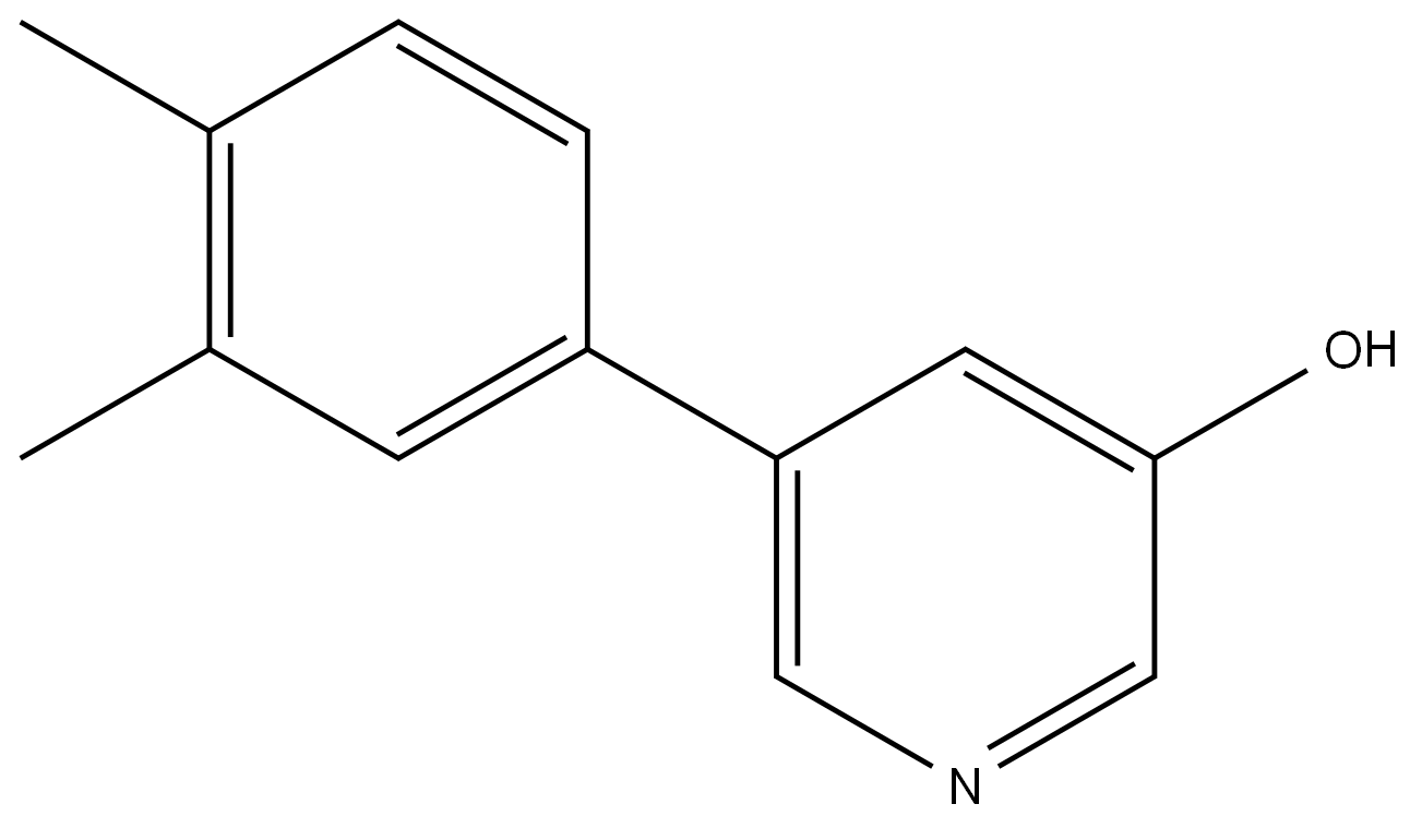 5-(3,4-Dimethylphenyl)-3-pyridinol Structure
