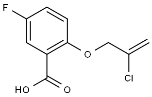 2-((2-chloroallyl)oxy)-5-fluorobenzoic acid Structure