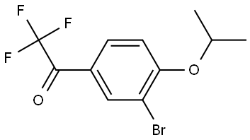 1-(3-Bromo-4-isopropoxyphenyl)-2,2,2-trifluoroethanone Structure