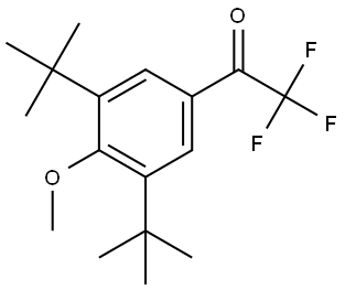 1-(3,5-Di-tert-butyl-4-methoxyphenyl)-2,2,2-trifluoroethanone Structure