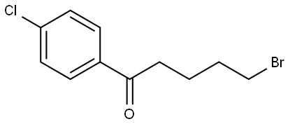 5-Bromo-1-(4-chlorophenyl)-1-oxopentane Structure