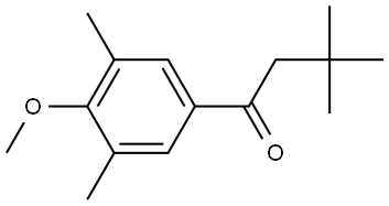 1-(4-Methoxy-3,5-dimethylphenyl)-3,3-dimethyl-1-butanone Structure