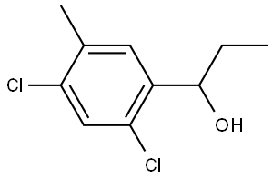 1-(2,4-dichloro-5-methylphenyl)propan-1-ol Structure