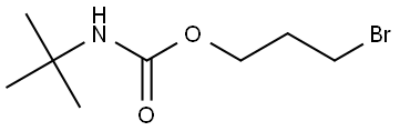 3-bromopropyl tert-butylcarbamate Structure