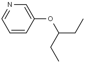 3-(1-Ethylpropoxy)pyridine Structure