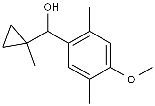 4-Methoxy-2,5-dimethyl-α-(1-methylcyclopropyl)benzenemethanol Structure