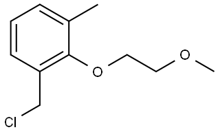 1-(chloromethyl)-2-(2-methoxyethoxy)-3-methylbenzene Structure