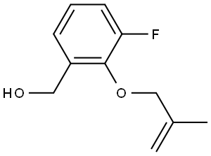 3-Fluoro-2-[(2-methyl-2-propen-1-yl)oxy]benzenemethanol Structure