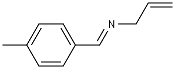 2-Propen-1-amine, N-[(4-methylphenyl)methylene]-, [N(E)]- Structure