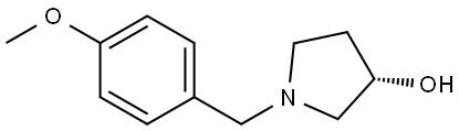 (S)-1-(4-methoxybenzyl)pyrrolidin-3-ol Structure