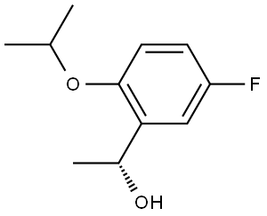 (R)-1-(5-fluoro-2-isopropoxyphenyl)ethan-1-ol Structure