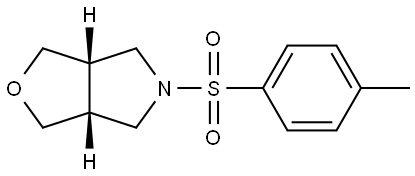 1H-Furo[3,4-c]pyrrole, hexahydro-5-[(4-methylphenyl)sulfonyl]-, cis- Structure