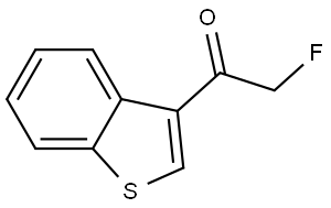 1-(benzo[b]thiophen-3-yl)-2-fluoroethanone Structure