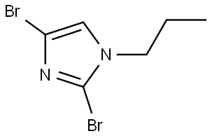 2,4-dibromo-1-propyl-1H-imidazole Structure