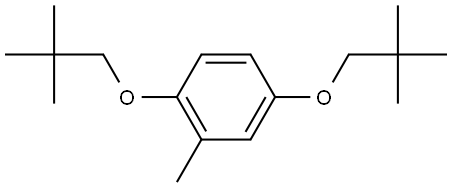 1,4-Bis(2,2-dimethylpropoxy)-2-methylbenzene Structure