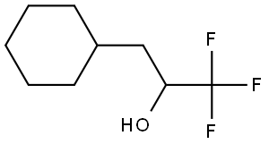 3-Cyclohexyl-1,1,1-trifluoropropan-2-ol 구조식 이미지