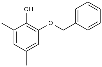 2-(benzyloxy)-4,6-dimethylphenol Structure