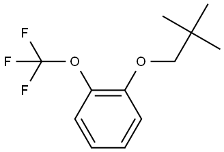 1-(2,2-Dimethylpropoxy)-2-(trifluoromethoxy)benzene Structure