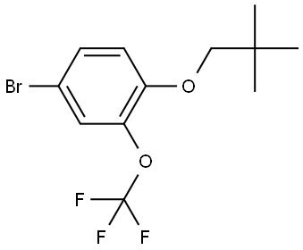 4-Bromo-1-(2,2-dimethylpropoxy)-2-(trifluoromethoxy)benzene Structure