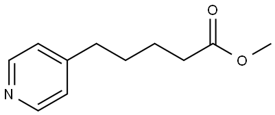 Methyl 4-pyridinepentanoate Structure