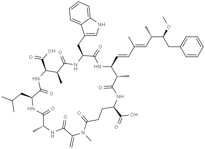 Algae  bloom  toxin,  Biotoxin,  Cyanobacterial  toxin 구조식 이미지