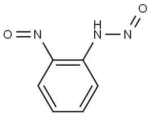 N-(2-nitrosophenyl)nitrous amide Structure