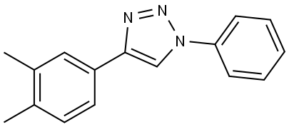 4-(3,4-Dimethylphenyl)-1-phenyl-1H-1,2,3-triazole Structure