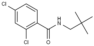 2,4-Dichloro-N-(2,2-dimethylpropyl)benzamide Structure