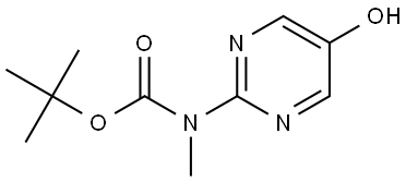 1,1-Dimethylethyl N-(5-hydroxy-2-pyrimidinyl)-N-methylcarbamate Structure