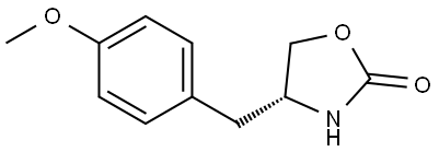 2-Oxazolidinone, 4-[(4-methoxyphenyl)methyl]-, (R)- Structure