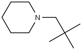 1-(2,2-Dimethylpropyl)piperidine Structure