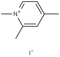 N-methyl-2,4-dimethyl-pyridinium iodide Structure