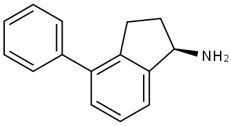 (1R)-4-phenyl-2,3-dihydro-1H-inden-1-amine Structure