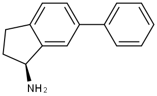 (1S)-6-phenyl-2,3-dihydro-1H-inden-1-amine Structure