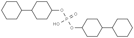 [1,1'-Bicyclohexyl]-4-ol, 4,4'-(hydrogen phosphate) Structure