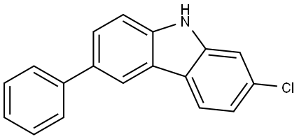 9H-Carbazole, 2-chloro-6-phenyl- Structure