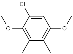 1-Chloro-2,5-dimethoxy-3,4-dimethylbenzene Structure