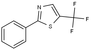 2-Phenyl-5-trifluoromethylthiazole Structure