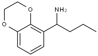 2,3-Dihydro-α-propyl-1,4-benzodioxin-5-methanamine Structure