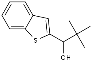 α-(1,1-Dimethylethyl)benzo[b]thiophene-2-methanol Structure