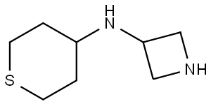 N-(tetrahydro-2H-thiopyran-4-yl)azetidin-3-amine Structure