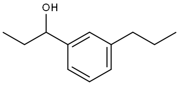 α-Ethyl-3-propylbenzenemethanol Structure