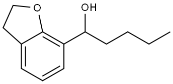 α-Butyl-2,3-dihydro-7-benzofuranmethanol Structure