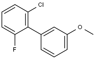 2-Chloro-6-fluoro-3'-methoxy-1,1'-biphenyl Structure