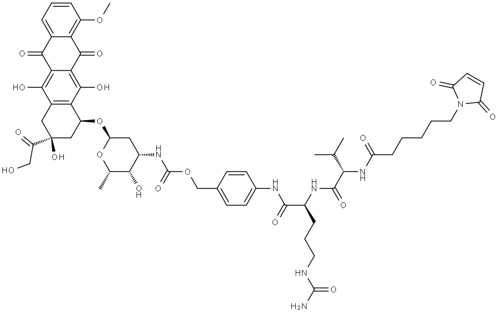 MC-Val-Cit-Doxorubicin Structure