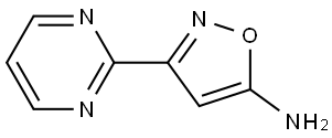 5-Amino-3-(2-pyrimidinyl)isoxazole Structure