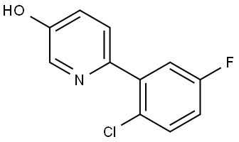 6-(2-Chloro-5-fluorophenyl)-3-pyridinol Structure