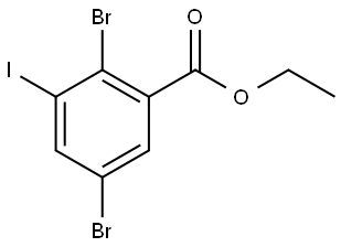 Ethyl 2,5-dibromo-3-iodobenzoate Structure